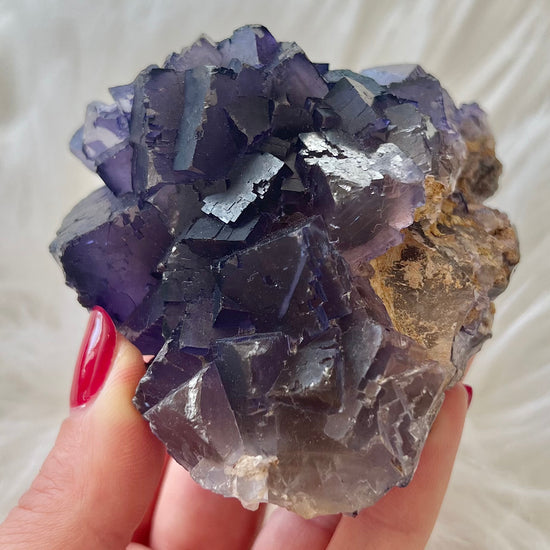 Natural Purple Fluorite YP81